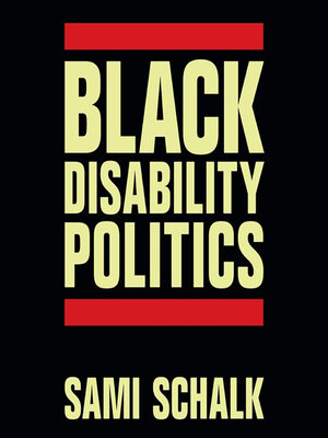 cover image of Black Disability Politics